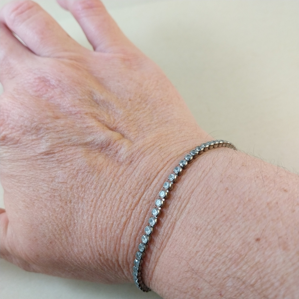 Sterling Silver Adjustable Bracelet - Picture 4 of 13